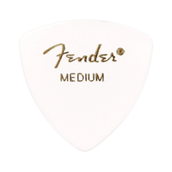 NEW FENDER CLASSIC CELLULOID PICKS - WHITE - MEDIUM - 12 PACK