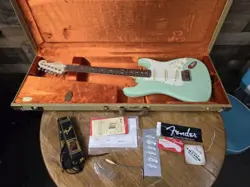 2016 FENDER JEFF BECK SIGNATURE STRATOCASTER GUITAR,   SURF GREEN W/OHSC