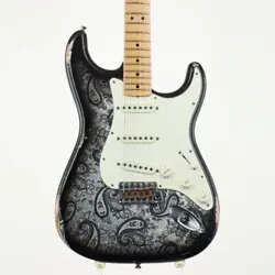 FENDER CUSTOM SHOP LIMITED EDITION 1968 PAISLEY STRATOCASTER RELIC BLACK #GGE0M