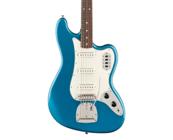 USED FENDER VINTERA II 60S BASS VI - LAKE PLACID BLUE W/ ROSEWOOD FB