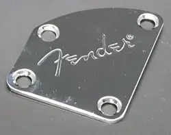 FENDER CORONA ELECTRIC GUITAR NECK PLATE FOR TELECASTER STRATOCASTER