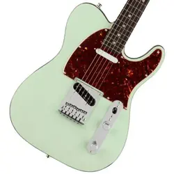 FENDER AMERICAN ULTRA LUXE TELECASTER ROSEWOOD TRANSPARENT SURF GREEN #GGETN
