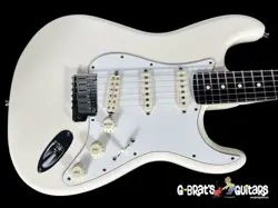 2014 FENDER STRATOCASTER JEFF BECK AMERICAN ARTIST SERIES STRAT ~ OLYMPIC WHITE