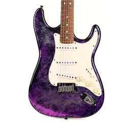 1994 FENDER AMERICAN STANDARD STRATOCASTER ALUMINUM BODY VIOLET METAL BURST