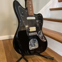 FENDER PLAYER JAGUAR, PAU FERRO FINGERBOARD, BLACK, NEW PERFECT CONDITION