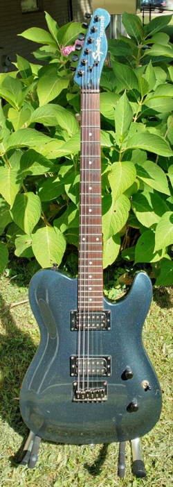 2002-2003 FENDER SQUIER DOUBLE FAT TELECASTER TELE BLUE METALLIC HH SET-NECK