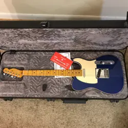FENDER AMERICAN ULTRA TELECASTER ELECTRIC GUITAR MAPLE NECK COBRA BLUE 2022