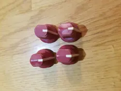 KNOBS RED