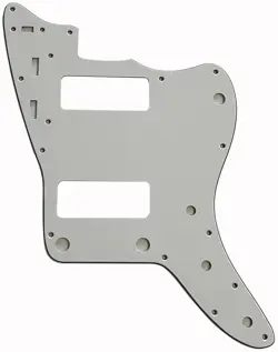 FOR FENDER US JAZZMASTER P90 STYLE GUITAR PICKGUARD 3 PLY WHITE