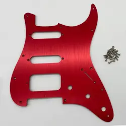 PICKGUARD RED ALUMINUM