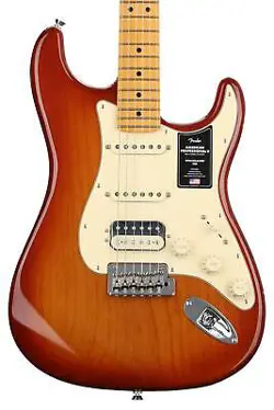 FENDER AMERICAN PROFESSIONAL II STRATOCASTER HSS - SIENNA SUNBURST WITH MAPLE