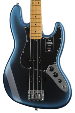 FENDER AMERICAN PROFESSIONAL II JAZZ BASS - DARK NIGHT WITH MAPLE FINGERBOARD