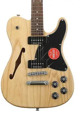 FENDER JIM ADKINS JA-90 TELECASTER THINLINE - NATURAL WITH INDIAN LAUREL