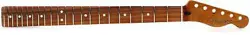 FENDER ROASTED MAPLE FLAT OVAL REPLACEMENT TELECASTER NECK - PAU FERRO