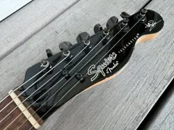 SQUIER BY FENDER AVRIL LAVIGNE SKULL AND CROSSBONES TELECASTER ELECTRIC GUITAR