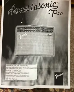 FENDER ACOUSTASONIC PRO