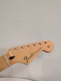 2014 FENDER STRATOCASTER ELECTRIC GUITAR NECK MEXICAN STANDARD MIM MAPLE USED