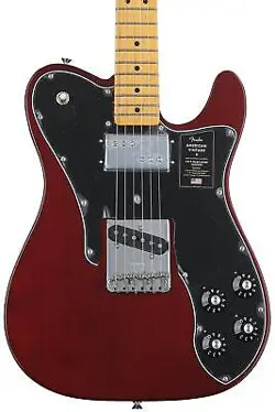 FENDER AMERICAN VINTAGE II 1977 TELECASTER CUSTOM ELECTRIC GUITAR - WINE