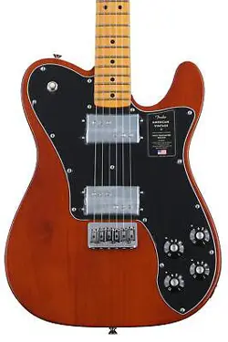 FENDER AMERICAN VINTAGE II 1975 TELECASTER DELUXE ELECTRIC GUITAR - MOCHA