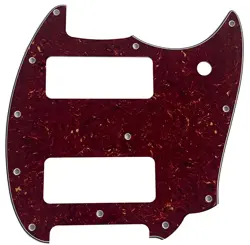 NEW FOR FENDER OFFSET SERIES MUSTANG P90 STYLE GUITAR PICKGUARD,RED TORTOISE
