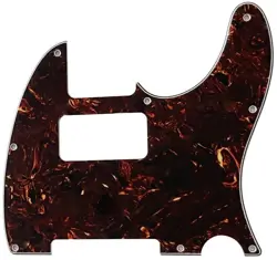 FOR FENDER ESQUIRE VINTAGE TELE 8-HOLE TV GUITAR PICKGUARD 4 PLY BROWN TORTOISE