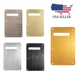 MATTE ALUMINUM ANODIZED ST TREMOLO TREM BACK PLATE COVER FOR FENDER STRAT