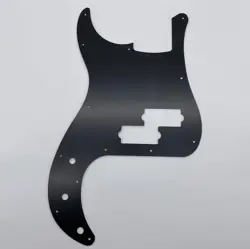 13 HOLE BASS PICKGUARD BRUSHED ALUMINUM FOR FENDER 4 STRINGS PB BASS PARTS