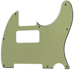FOR FENDER ESQUIRE VINTAGE TELE 8-HOLE TV GUITAR PICKGUARD 3 PLY VINTAGE GREEN