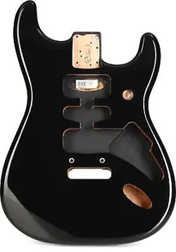 FENDER DELUXE SERIES STRATOCASTER BODY - BLACK