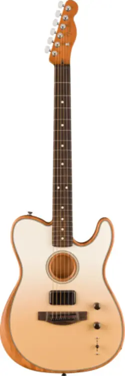 FENDER FINNEAS ACOUSTASONIC TELECASTER, ROSEWOOD FINGERBOARD, CAPPUCCINO FADE