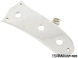 FENDER AMERICAN PERFORMER MUSTANG SERIES CHROME CONTROL PLATE & SCREWS GUITAR.