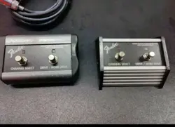 2 FENDER CHANNEL SELECT / DRIVE 2-BUTTON FOOTSWITCHES LOT