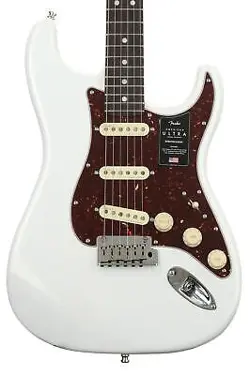 FENDER AMERICAN ULTRA STRATOCASTER - ARCTIC PEARL WITH ROSEWOOD FINGERBOARD