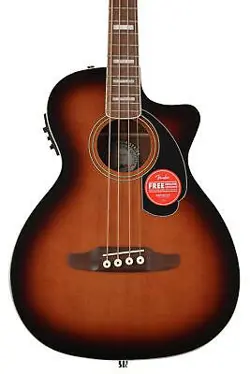 FENDER KINGMAN ACOUSTIC-ELECTRIC BASS - SHADED EDGE BURST