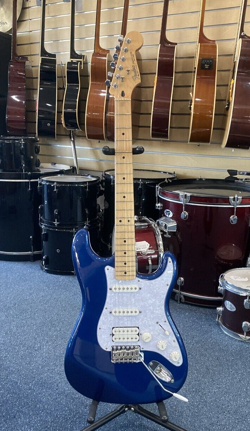 2007 FENDER STANDARD STRATOCASTER HSS MIM (ELECTRON BLUE) ELECTRIC GUITAR