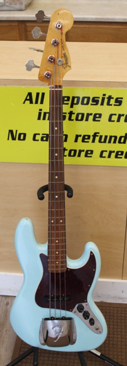 2021 FENDER JAZZ BASS MEXICO 75TH ANNIVERSARY GUITAR * PRE-OWNED*  FREE SHIP