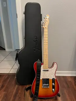 FENDER AMERICAN DELUXE TELECASTER AGED CHERRY BURST
