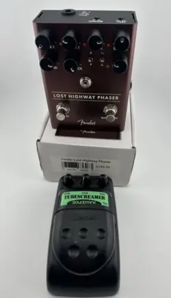 FENDER LOST HIGHWAY PHASER GUITAR EFFECTS PEDALS LOT OF 2 !