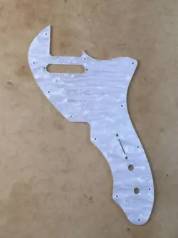 TL68 PEARLIOD FENDER STYLE SEE THRU THINLINE PICKGUARD RELIC 1 PLY GUITAR PEARL