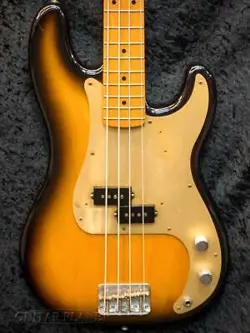 FENDER AMERICAN VINTAGE 57 PRECISION BASS -2 TONE SUNBURST- USED ELECTRIC BASS