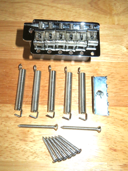 FENDER 2018 USA CHROME ERIC JOHNSON SIGNATURE STRATOCASTER TREMOLO BRIDGE