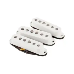 FENDER CUSTOM SHOP FAT 50S STRATOCASTER PICKUPS 3 AGED WHITE ELECTRIC GUITAR