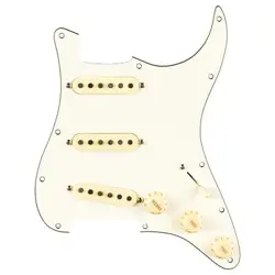 FENDER PRE-WIRED STRAT PICKGUARD PURE VINTAGE '65 11 HOLE PG PICKUP SET