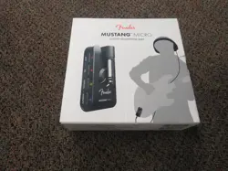FENDER MUSTANG MICRO GUITAR MODELING RECHARGEABLE HEADPHONE BLACK 2311300000 NEW