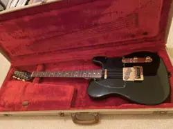 1981 FENDER BLACK AND GOLD TELECASTER