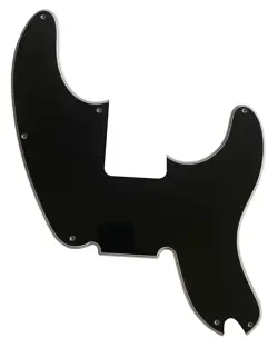 5 PLY BLACK FOR FENDER TELECASTER PRECISION BASS GUITAR PICKGUARD