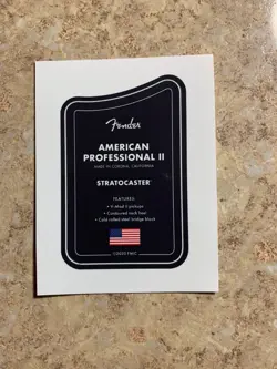 PICKGUARD STICKER UPGRADE