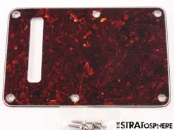 LEFTY FENDER PLAYER PLUS SERIES STRATOCASTER STRAT TORT TREMOLO BACK COVER