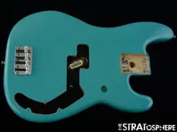 FENDER PLAYER II PRECISION BASS BODY   HARDWARE P GUITAR PARTS AQUATONE BLUE