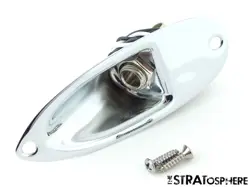 FENDER ULTRA LUXE STRATOCASTER STRAT OUTPUT JACK   PLATE SCREWS GROUNDING WIRE